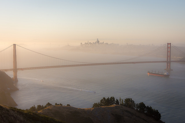 Dawn in San Franciso