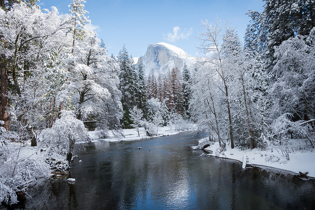 Snow at Yosemite
